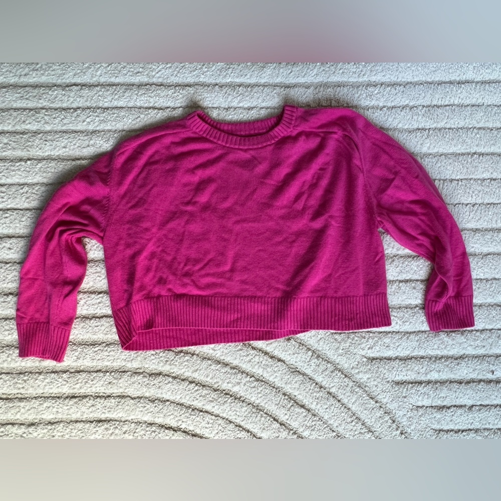 HOT PINK SWEATER
